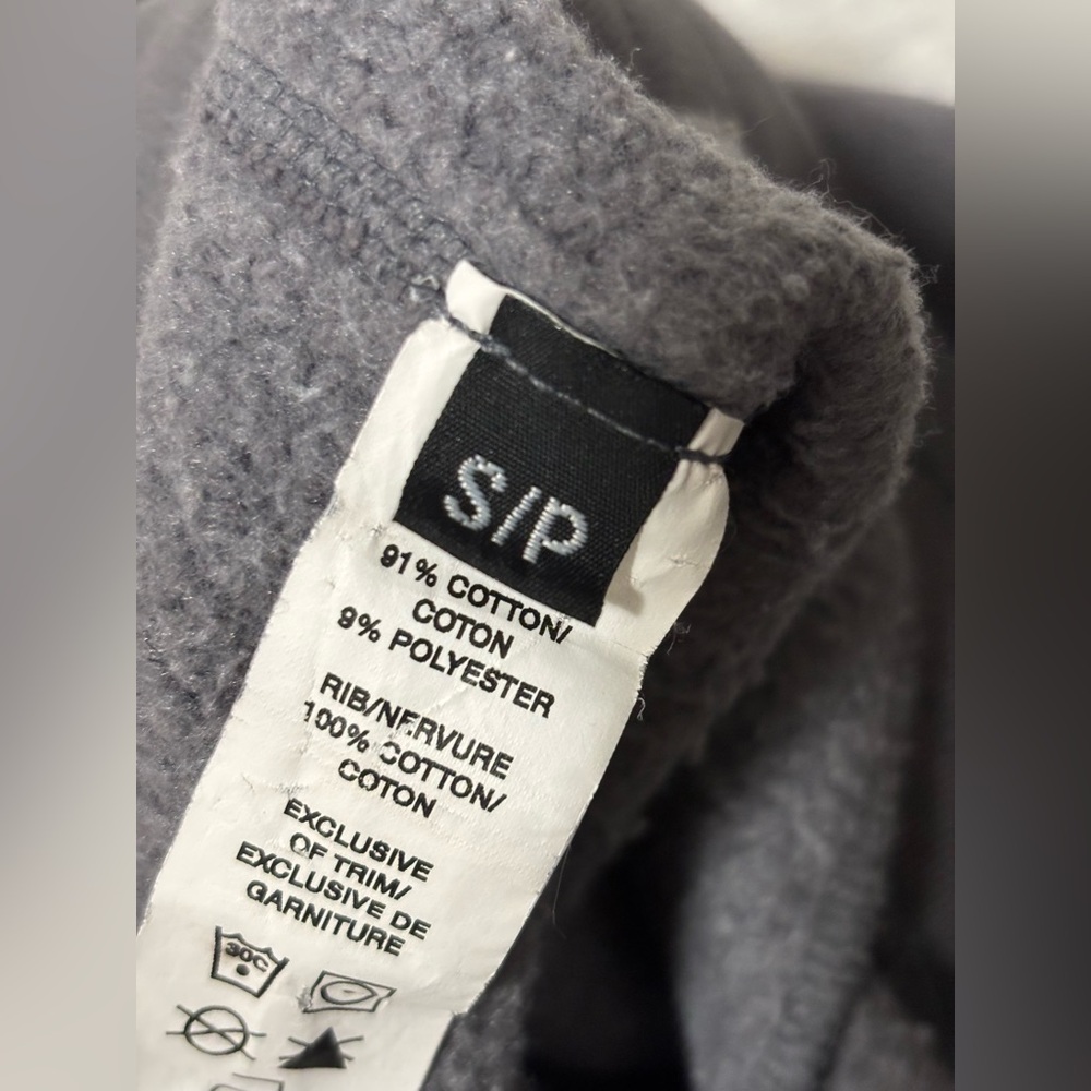 Reigning Champ Midweight Fleece Cuffed Sweatpants Carbon Size S Made in Canada - Picture 4 of 9